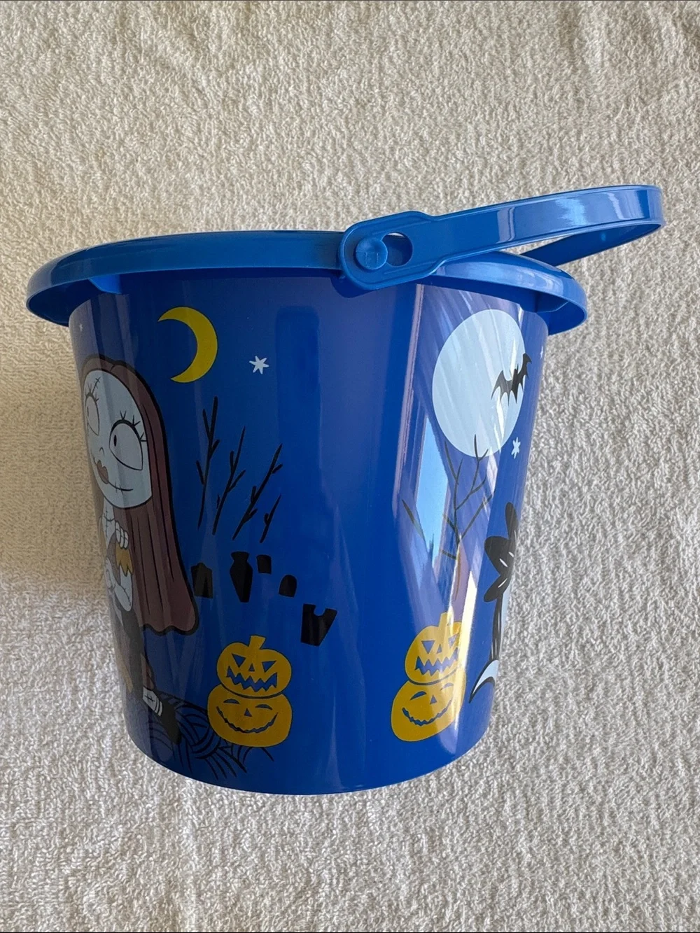 Disney The Nightmare Before Christmas Character Blue Trick-or-Treat Candy Bucket